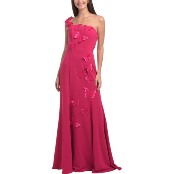 RENE BY RENE RUIZ Dresses & Skirts - RENE BY RENE RUIZ Strapless Gown With 3d Butterfly Appliques